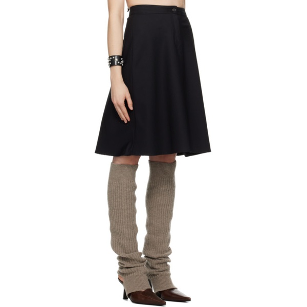  아워 레가시 OUR LEGACY Black High-Rise Midi Skirt 241803F092000