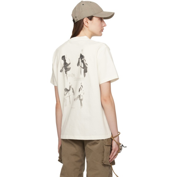  아워 레가시 OUR LEGACY White Snow In April T-Shirt 241803F110003