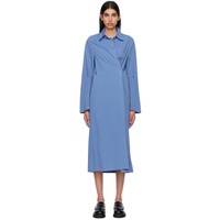 아워 레가시 OUR LEGACY Blue Machine Midi Dress 231803F054003