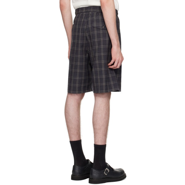  아워 레가시 OUR LEGACY Gray Drape Shorts 241803M193004