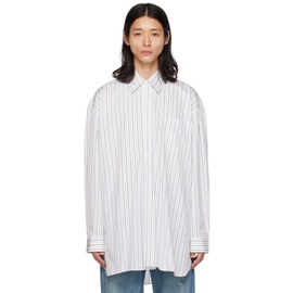 아워 레가시 OUR LEGACY White Popover Shirt 231803M192023