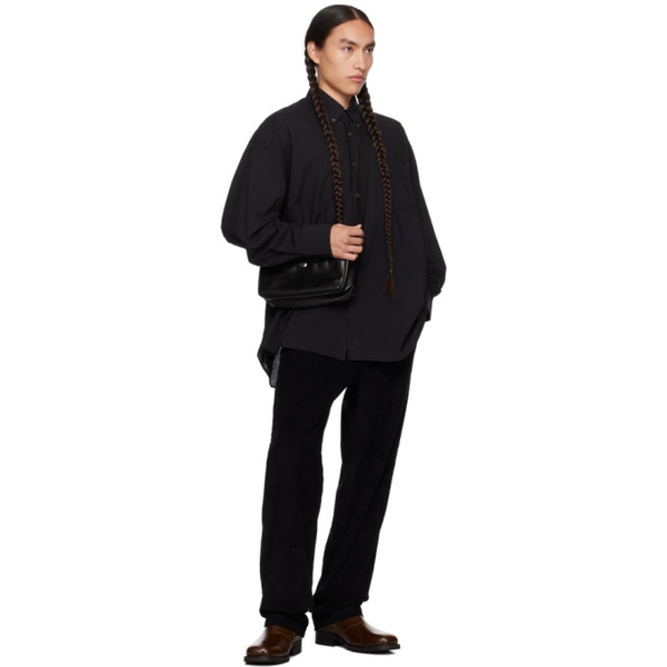  아워 레가시 OUR LEGACY Black Borrowed Shirt 232803M192026