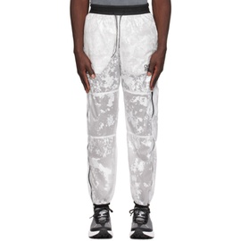 OVER OVER White Paneled Track Pants 232804M190002