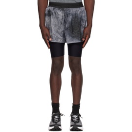 OVER OVER Gray 2 Layer Shorts 232804M193003