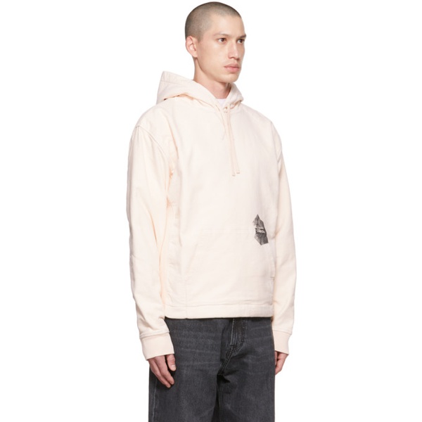  Objects IV Life Pink Stamp Hoodie 222537M202000