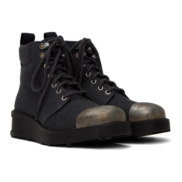  Objects IV Life Gray Workwear Ankle Boots 222537F113000