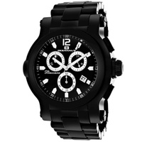 Oceanaut MEN'S Baccara XL Chronograph Stainless Steel Black Dial Watch OC0828