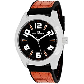 Oceanaut MEN'S Vault Silicone Black Dial Watch OC7514