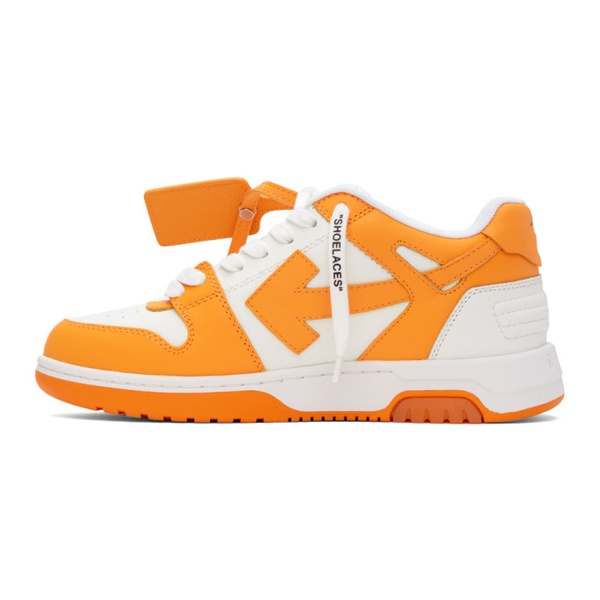  오프화이트 Off-White Orange Out Of Office Sneakers 231607M237060