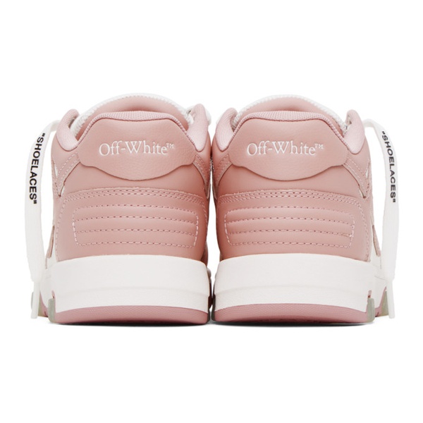  오프화이트 Off-White Pink & White Out Of Office Sneakers 241607F128025
