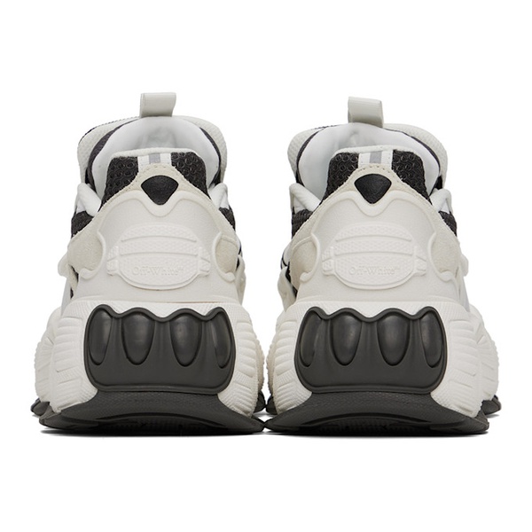  오프화이트 Off-White White & Black Glove Slip On Sneakers 241607F128007