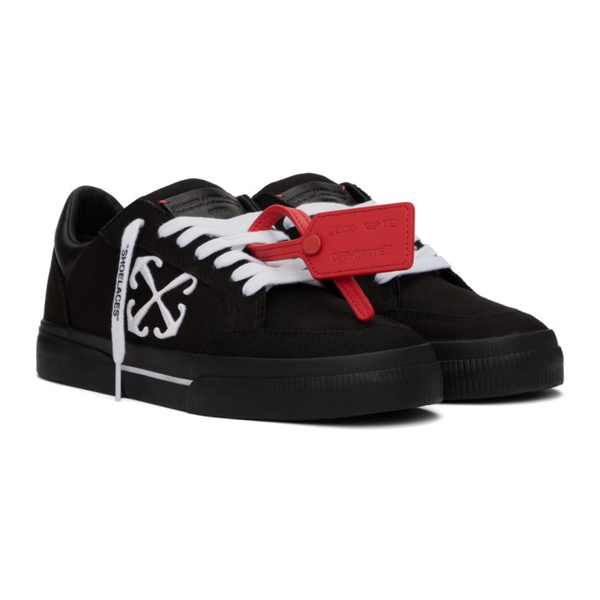  오프화이트 Off-White Black New Low Vulcanized Sneakers 241607F128003