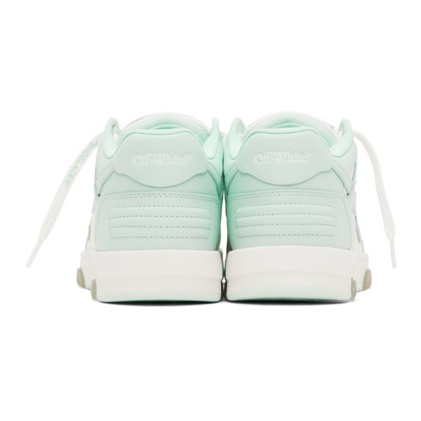  오프화이트 Off-White Green & White Out Of Office Sneakers 241607M237026