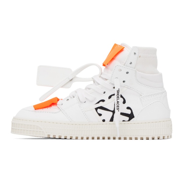  오프화이트 Off-White White & Orange 3.0 Off Court Sneakers 241607M236008