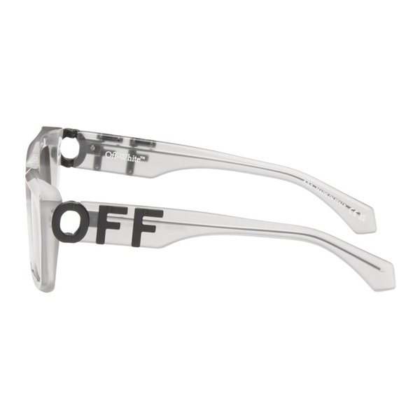  오프화이트 Off-White Gray Hays Sunglasses 241607M134021