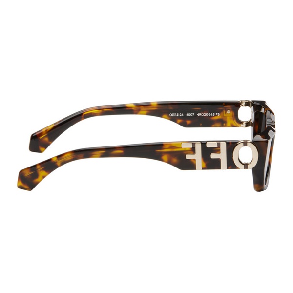  오프화이트 Off-White Brown Fillmore Sunglasses 241607M134022