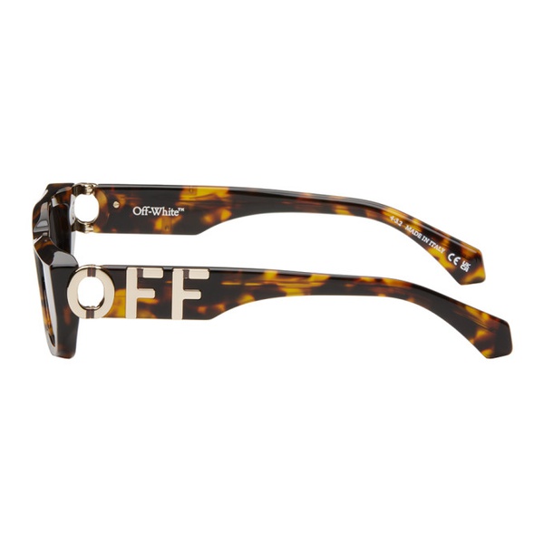  오프화이트 Off-White Brown Fillmore Sunglasses 241607M134022
