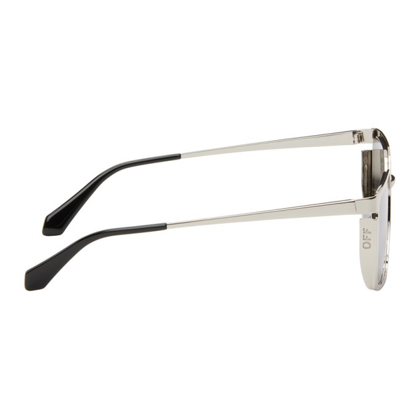  오프화이트 Off-White Silver Yoder Sunglasses 241607M134028