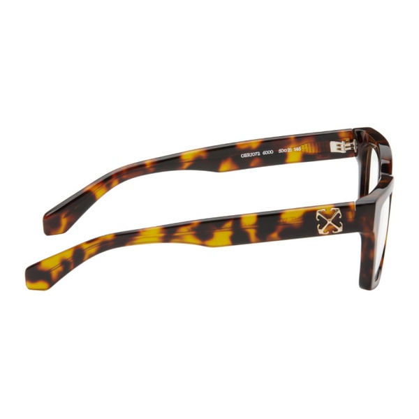  오프화이트 Off-White Brown Optical Style 72 Glasses 241607M133000