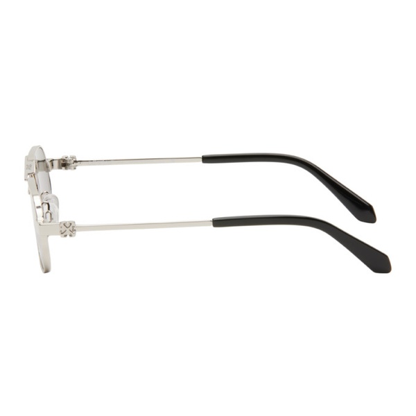  오프화이트 Off-White Silver Vaiden Sunglasses 241607M134026