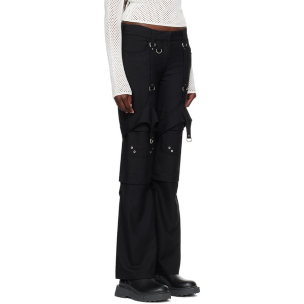  오프화이트 Off-White Black Harness Trousers 232607F087011