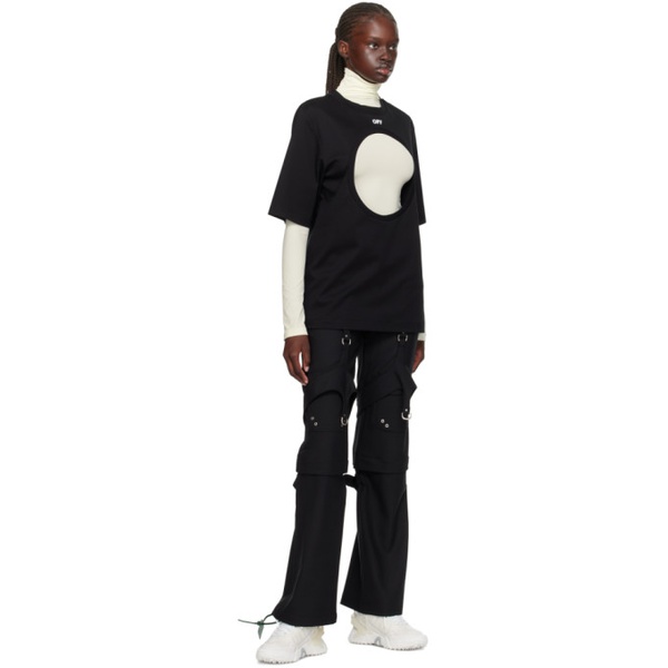  Black & 오프화이트 Off-White Meteor Long Sleeve T-Shirt 232607F110016