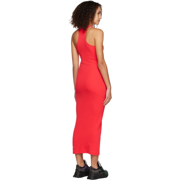  오프화이트 Off-White Red Off Stamp Maxi Dress 231607F055007