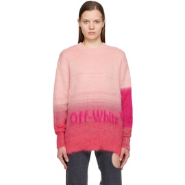 오프화이트 Off-White Pink Gradient Sweater 231607F096004
