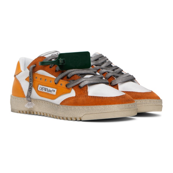  오프화이트 Off-White Orange & White 5.0 Sneakers 231607M237072