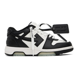 오프화이트 Off-White White & Black Out Of Office Sneakers 242607F128014