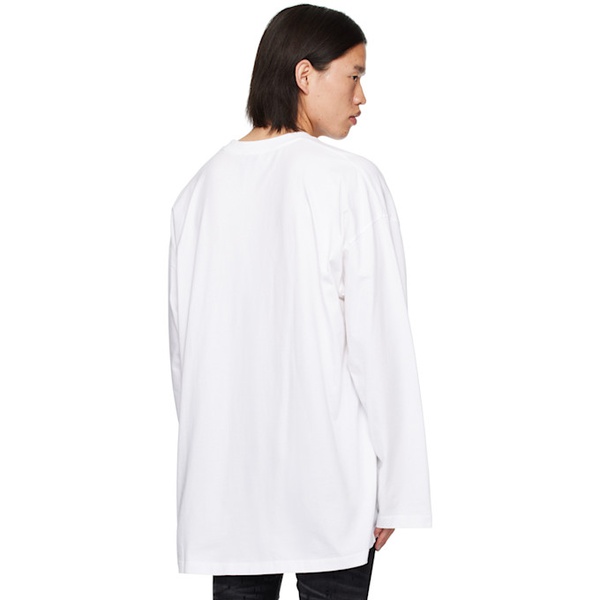  오프화이트 Off-White White Off Stamp Long Sleeve T-Shirt 242607M213001