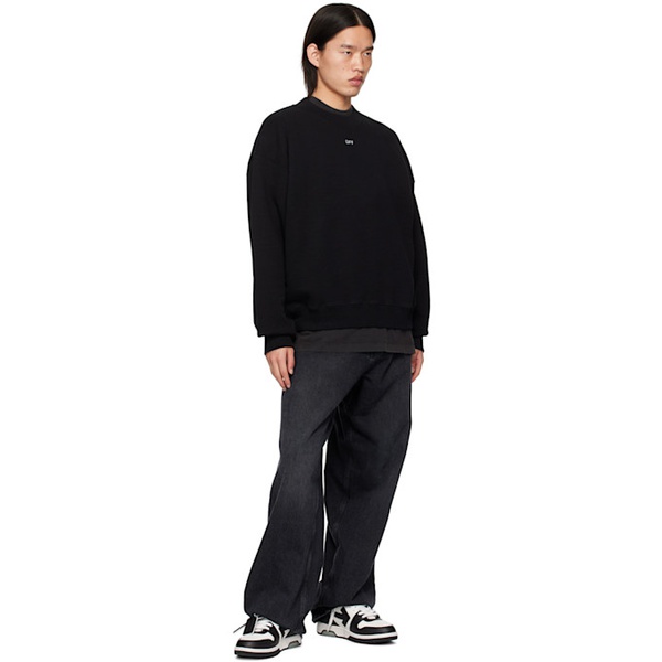  오프화이트 Off-White Black Off Stamp Skate Crewneck Sweatshirt 242607M204001