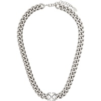오프화이트 Off-White Silver Arrow Chain Necklace 242607M145000