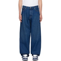 오프화이트 Off-White Blue Arr Loose Jeans 242607M186000