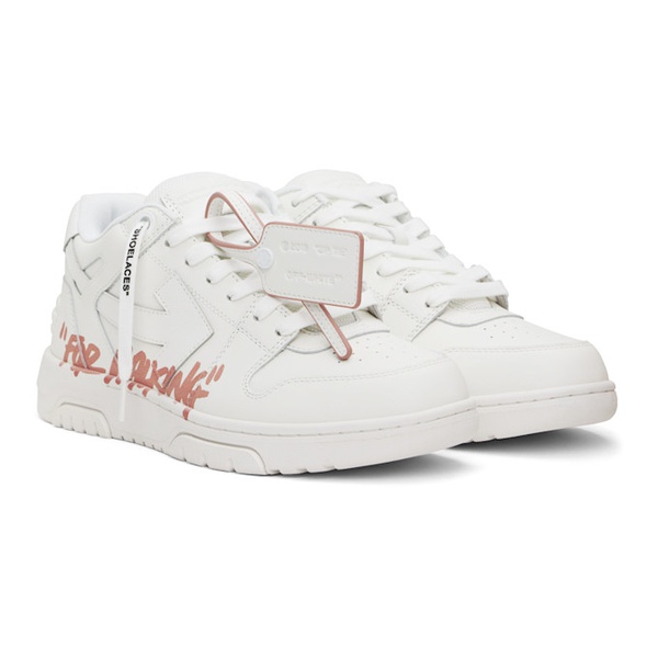  오프화이트 Off-White White Out Of Office For Walking Sneakers 242607F128007