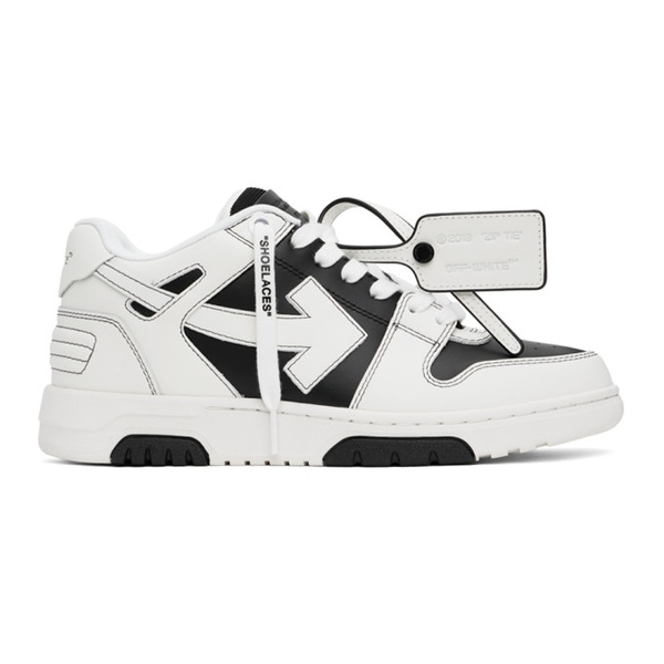 오프화이트 Off-White Black & White Out Of Office Sneakers 242607M237018