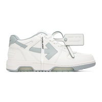 오프화이트 Off-White White & Gray Out Of Office Sneakers 242607M237035