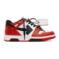 오프화이트 Off-White Red & Black Out Of Office Sneakers 242607M237019