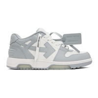 오프화이트 Off-White White & Gray Out Of Office Sneakers 242607M237032