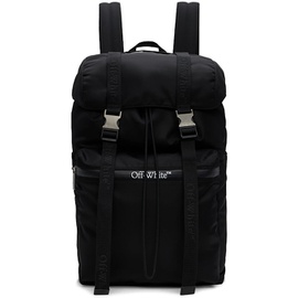 오프화이트 Off-White Black Outdoor Flap Backpack 242607M166000