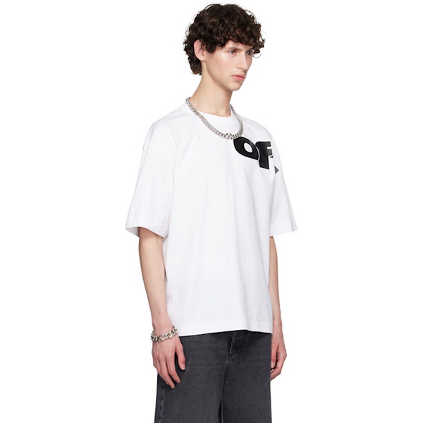  오프화이트 Off-White White Shared Logo Skate T-Shirt 242607M213027