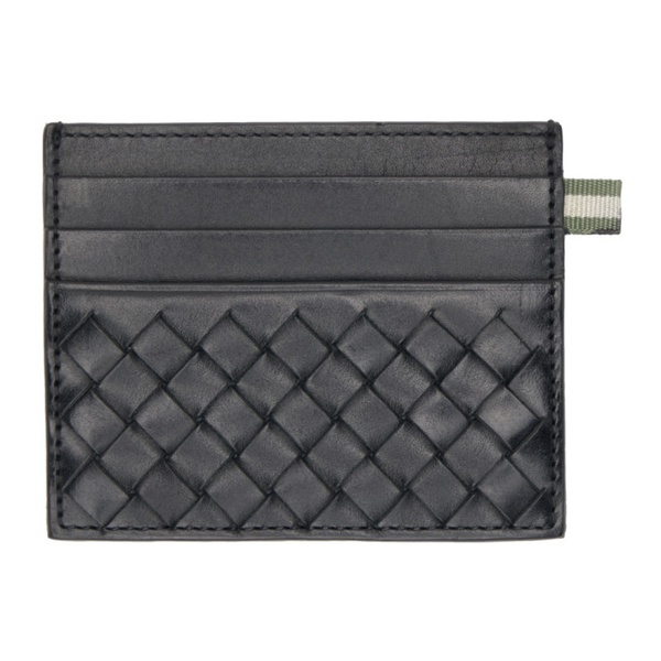  오피시네 크리에이티브 Officine Creative Black Boudin 122 Card Holder 241346M163005