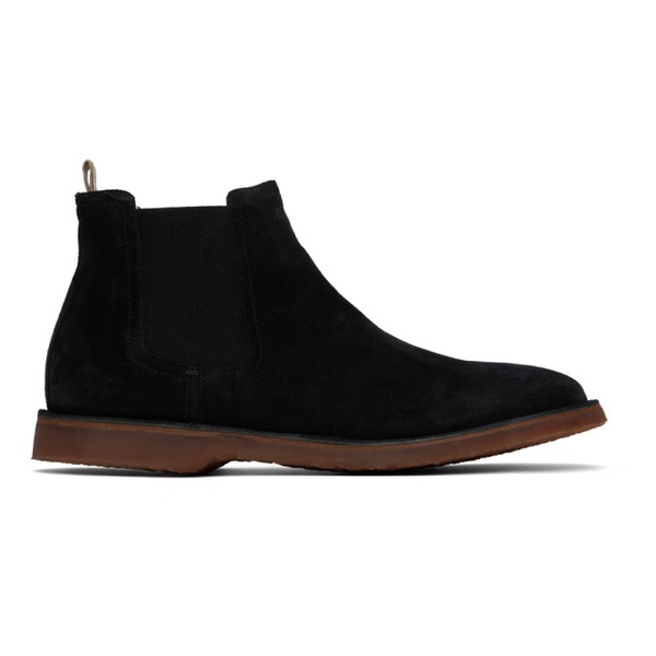  오피시네 크리에이티브 Officine Creative Black Kent 005 Chelsea Boots 241346M223004