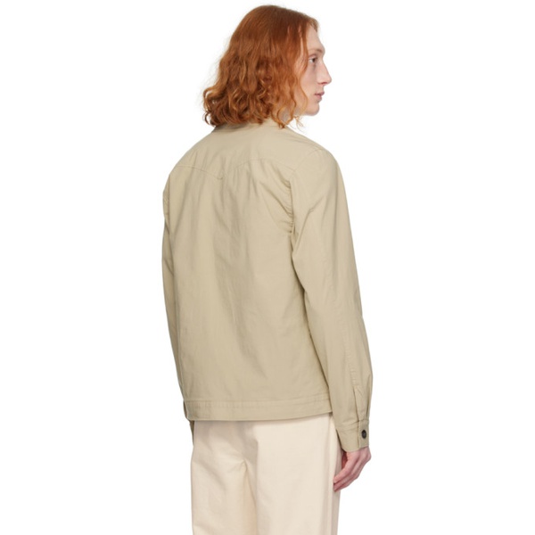  Officine Generale Beige Pocket Long Sleeve Shirt 241305M192010