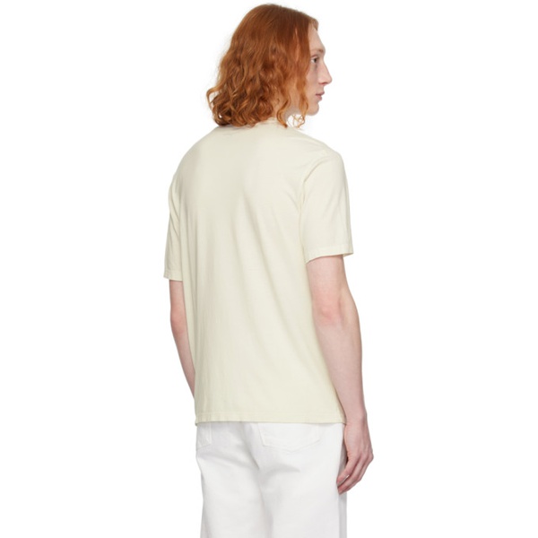  Officine Generale 오프화이트 Off-White Pocket T-Shirt 241305M213000