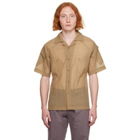 Olly Shinder Beige Flap Pocket Shirt 232077M192001