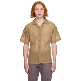 Olly Shinder Beige Flap Pocket Shirt 232077M192001