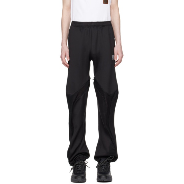  Olly Shinder SSENSE Exclusive Black Tri-Zip Sweatpants 241077M190000