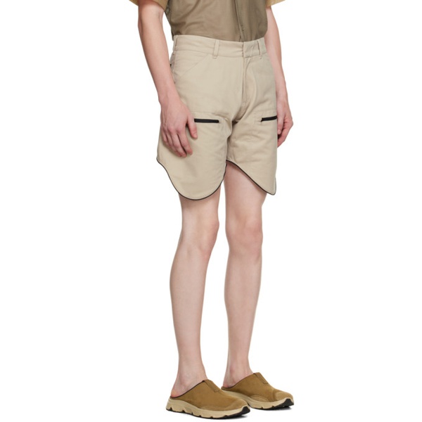  Olly Shinder Beige Scout Shorts 232077M193000