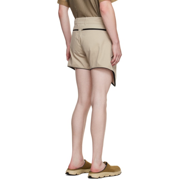  Olly Shinder Beige Scout Shorts 232077M193000